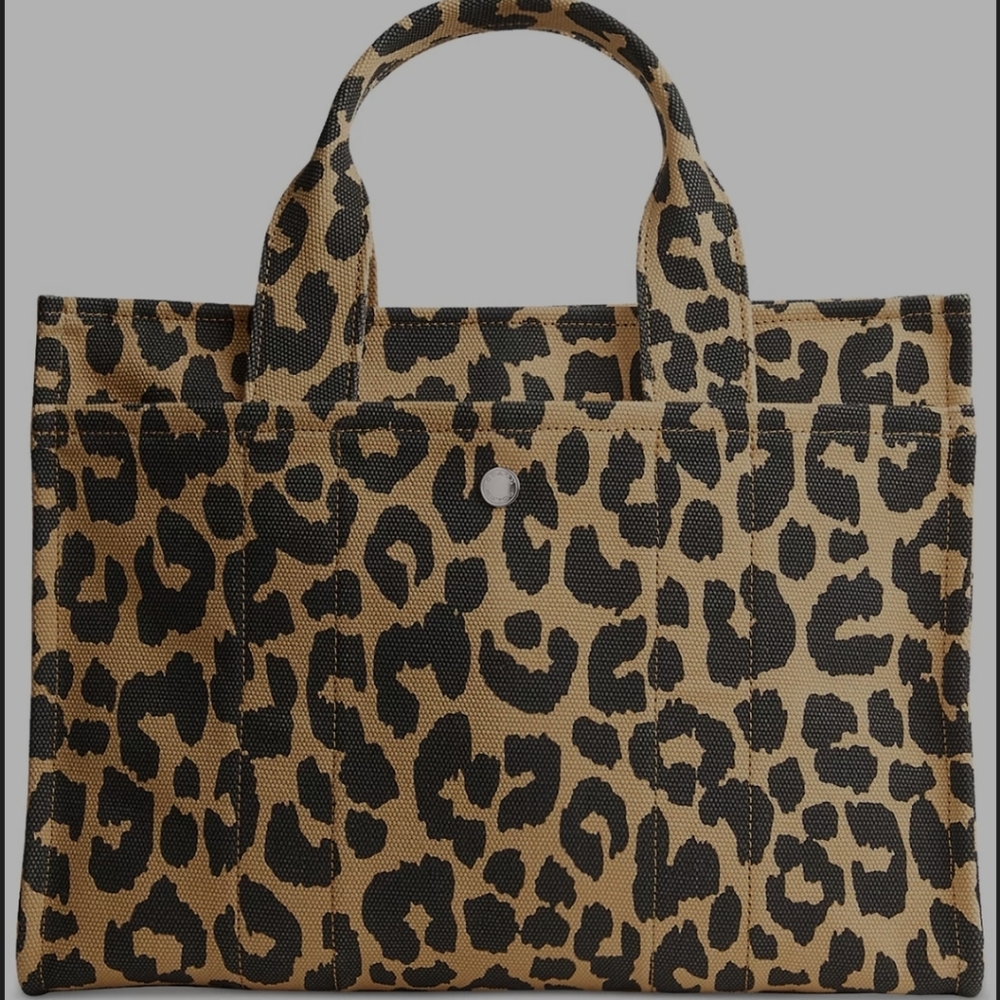 Coach Leopard Varsity Cargo Tote - Picture 4 of 6